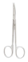 Scissors Undermining Scissors Miltex® Miltex 4-1/2 Inch Length OR Grade German Stainless Steel NonSterile Finger Ring Handle Curved Blade by Integra York PA, Inc. (Miltex)  ID 33-242